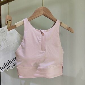 1-13 NWT Size 8 Lululemon Energy High Neck Longline Bra Zip FUSP